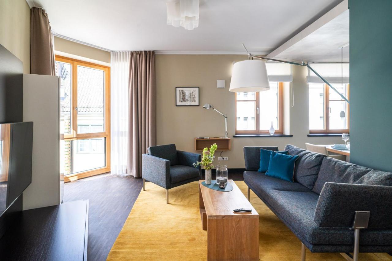 The Green Rostock Apartment Hotel Dış mekan fotoğraf